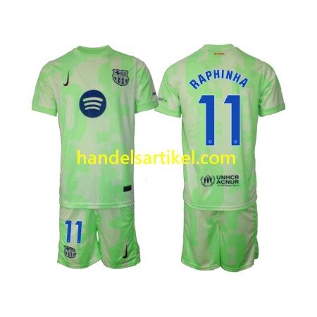 FC Barcelona Raphinha 11 Kinder 3rd Trikotsatz 2024/25 Kurzarm
